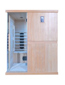 SAUNA AD INFRAROSSI 3 POSTI CON RADIATORI CARBONIO E CERAMICA FULL OPTIONAL CORNICE ESTERNA LED