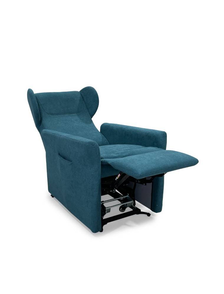 Poltrona Seduta Relax Poltrona Relax Elettrico In Tessuto Giallo