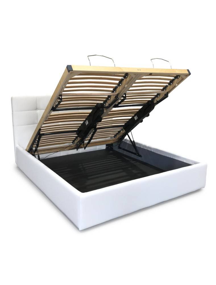 letto imbottito matrimoniale elettrico motorizzato