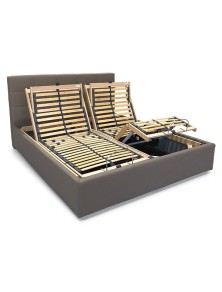 Letto Contenitore con Rete Motorizzata Telecomandi Wireless I Più Relax®