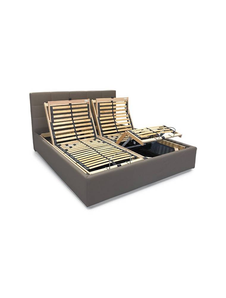 Letto Contenitore con Rete Motorizzata Telecomandi Wireless I Più Relax®