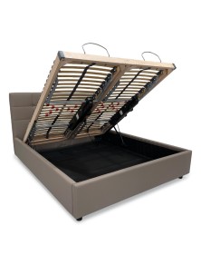 LETTO ELETTRICO MOTORIZZATO MATRIMONIALE CONTENITORE CON MOTORI SPORGENTI