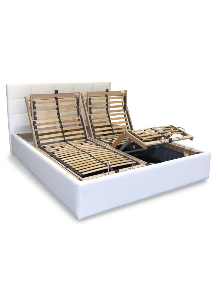 Letto Contenitore con Rete Motorizzata Telecomandi Wireless I Più Relax®