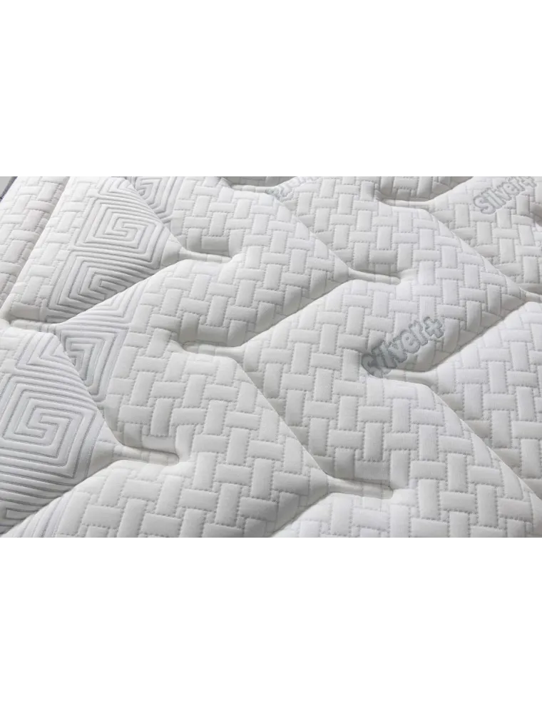 Materasso ibrido a molle insacchettate 7 zone e memory foam sp. 28 cm 160 x 200 cm - OLIANE di YSMÉE