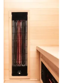 Sauna ad infrarossi 3 posti full specrtum inclusa di optional cromoterapia