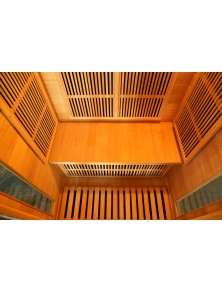 SAUNA AD INFRAROSSI 2 POSTI CON IRRADIATORI IN CARBONIO FULL OPTIONAL