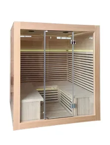 Sauna ad infrarossi 5 posti full optional pannelli radianti al carbonio