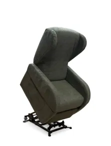 Poltrona Relax Anziani e Disabili, Alzata Persona, Kit Roller Elettrico e Braccioli Estraibili