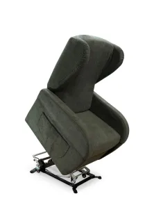 Poltrona Relax per Anziani e Disabili 2 Motori Doppia Pediera Kit Roller Braccioli Estraibili