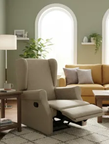 POLTRONA RELAX BERGERE CON VIBROMASSAGGIO E RISCALDAMENTO
