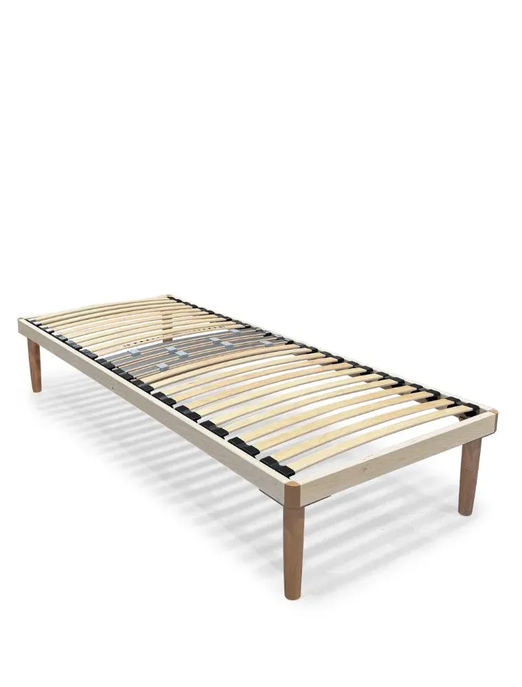 Rete Fissa a Doghe in Legno Ammortizzate con Regolazione Lombare - Più Relax®