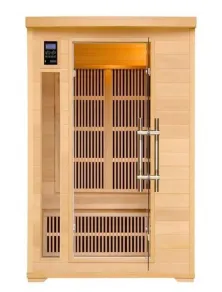 Sauna Infrarossi 2 Posti Bluetooth e Cromoterapia | 120x105 cm
