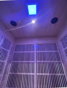 Sauna Ibrida 3 Posti: Infrarossi e Finlandese Combinata | Più Relax®