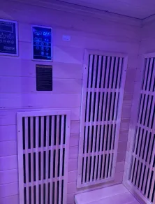 Sauna Ibrida 3 Posti: Infrarossi e Finlandese Combinata | Più Relax®