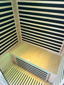 Sauna Infrarossi 2 Posti Carbonio | Bluetooth e Cromoterapia | Più Relax®