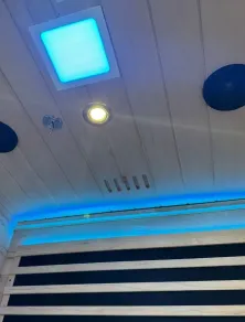 Sauna Infrarossi 2 Posti Carbonio | Bluetooth e Cromoterapia | Più Relax®