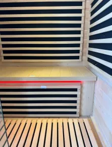 Sauna Infrarossi 2 Posti Carbonio | Bluetooth e Cromoterapia | Più Relax®