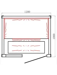 Sauna Infrarossi 2 Posti Carbonio | Bluetooth e Cromoterapia | Più Relax®
