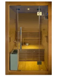 Sauna Finlandese 2 Posti con Cielo Stellato e Bluetooth | Più Relax ®