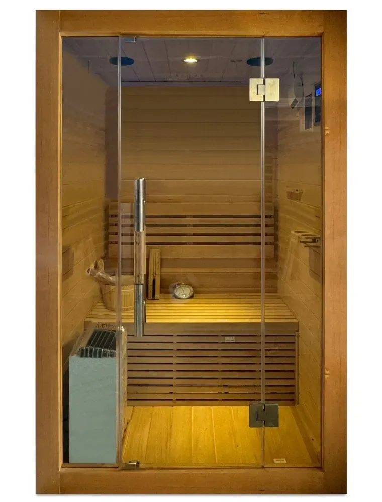 Sauna Finlandese 2 Posti con Cielo Stellato e Bluetooth | Più Relax ®