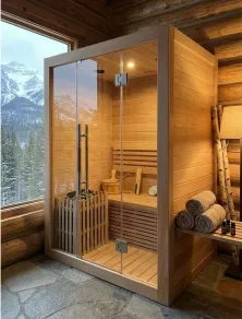 Sauna Finlandese 3 Posti con Cielo Stellato e Bluetooth | Più Relax ®