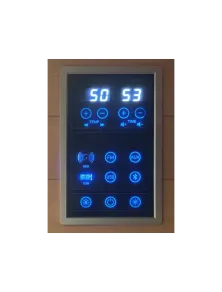 Sauna Infrarossi 2 Posti Carbonio | Bluetooth e Cromoterapia | Più Relax®
