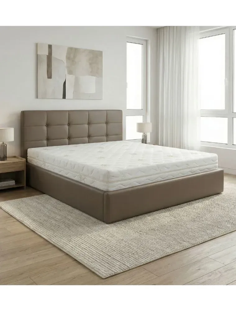 Letto Contenitore Matrimoniale + Materasso Aloe Vera | Offerta Set