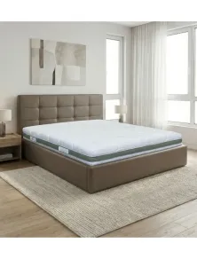 Letto Contenitore + Materasso Memory Silver 5 Zone Dispositivo Medico