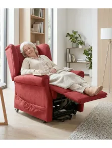 Poltrona Relax Elettrica Alzapersona 2 Motori Bergère Piu Relax®