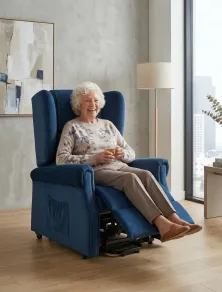 Poltrona Relax Elettrica Alzapersona 2 Motori Bergère Piu Relax®