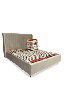 Letto Matrimoniale in Velluto con Rete Motorizzata | Più Relax®