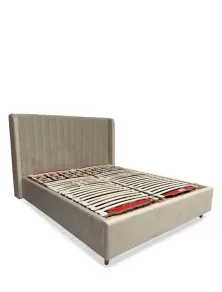 Letto Matrimoniale in Velluto con Rete Motorizzata | Più Relax®