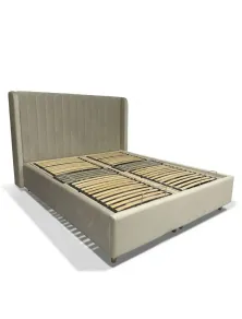 Letto Matrimoniale in Velluto con Rete Motorizzata | Più Relax®