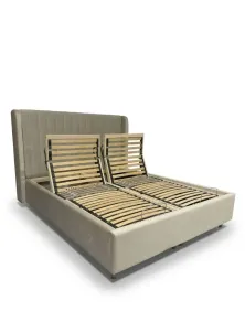Letto Matrimoniale in Velluto con Rete Motorizzata | Più Relax®