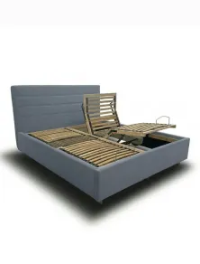 Letto Matrimoniale in Microfibra con Rete Motorizzata |Più Relax®
