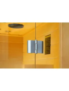sauna ad infrarossi 1 posto carbonio full optional parete sky.