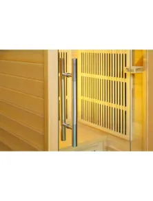 sauna ad infrarossi 1 posto carbonio full optional parete sky.