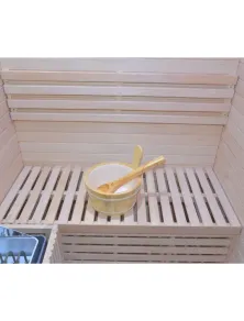 Sauna Finlandese 2 Posti con Cielo Stellato e Bluetooth | SPA a Casa