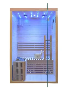 Sauna Finlandese 2 Posti con Cielo Stellato e Bluetooth | SPA a Casa