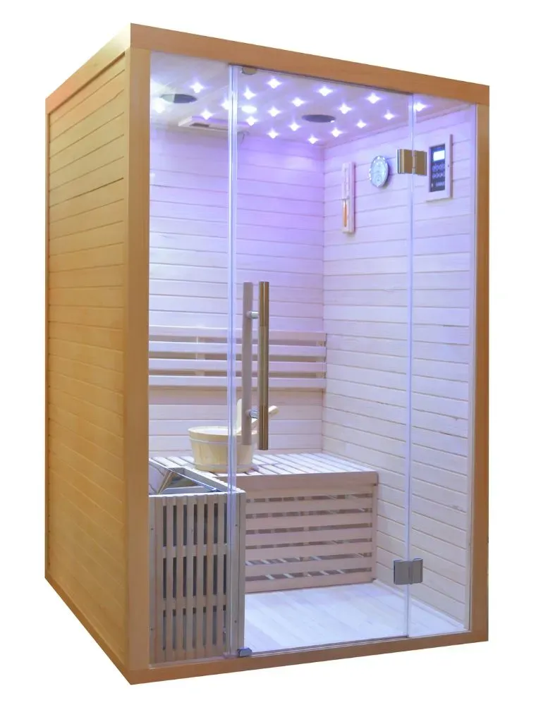 Sauna Finlandese 2 Posti con Cielo Stellato e Bluetooth | SPA a Casa