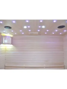 Sauna Finlandese 4 Posti con Cielo Stellato e Bluetooth | SPA a Casa Tua !