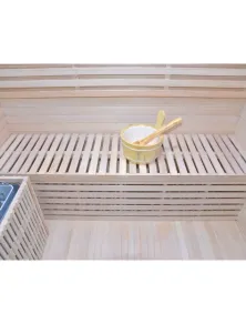 Sauna Finlandese 4 Posti con Cielo Stellato e Bluetooth | SPA a Casa Tua !