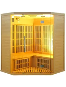 Sauna Infrarossi 3/4 Posti Angolare | Design Panorama Più Relax®