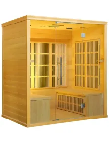 Sauna Infrarossi 4 Posti | Audio Bluetooth e Cromoterapia