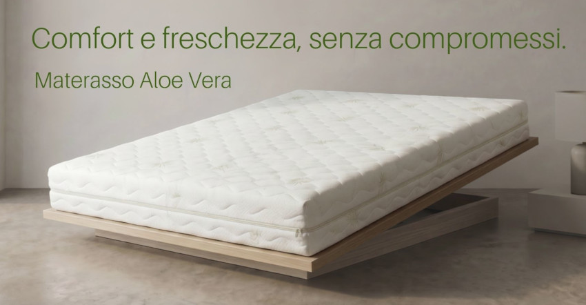 materasso matrimoniale aloe vera