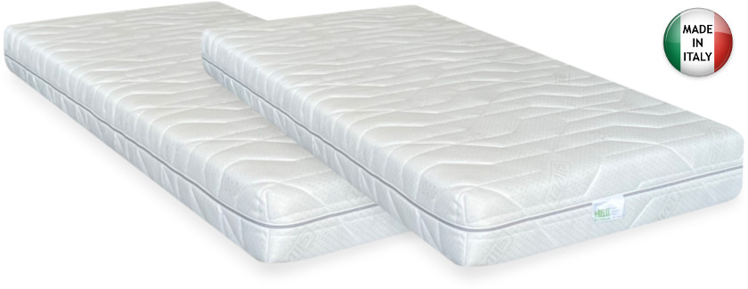 due materassi in waterfoam sfoderabili